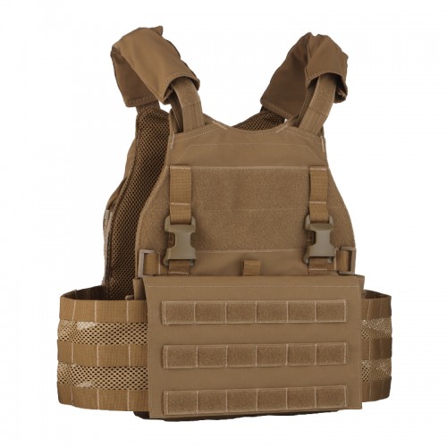 Beetle Multi Function Tactical Vest With Back Pack Brown